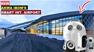 HAVE YOU SEEN THE NEW AKWA IBOM INT AIRPORTS SMART TERMINAL IN NIGERIA AIRPORT PASS AIRPORT [upl. by Auhsohey]