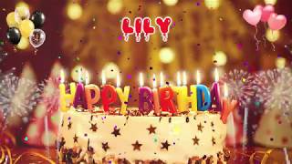 LILY Happy Birthday Song – Happy Birthday Lily [upl. by Haianeb428]