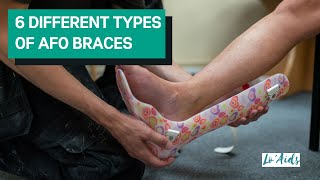 Common Types Of Ankle Foot Orthosis AFO Braces [upl. by Ahsienyt]