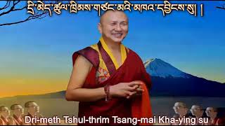 His Eminence Leyso LopenZhabten Long life prayer Sangay Dorji Rinpoche [upl. by Allisan]