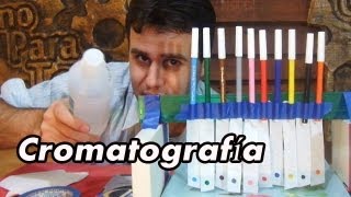 Cromatografía casera │ Experimento Fácil [upl. by Wandie]