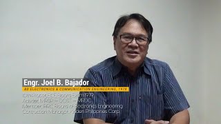 Engr Joel B Bajador  Testimonials [upl. by Ailaham]