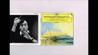 Mendelssohn  Symphony No3 “Scotch” Abbado London [upl. by Nahte]