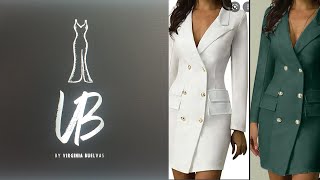 como hacer un vestido tipo blazer how to draft a blazer dress pattern [upl. by Vere693]