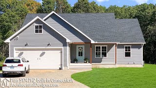 House Plan 51747HZ 3 Bed  1600 SqFt Country House Walkthrough [upl. by Sinclare]