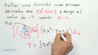 Antiderivada de una función│integración [upl. by Viki]