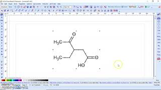 Draw chemical structure using Chemsketch by Acdlabscom [upl. by Meibers]