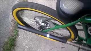 Phantom Bikes Long Barrel Exhaust 4 stroke Baffle Kit Test [upl. by Sakiv]