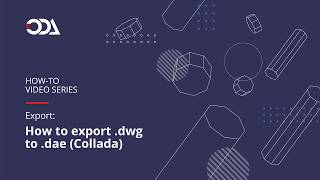 How to export dwg to dae Collada [upl. by Hezekiah]