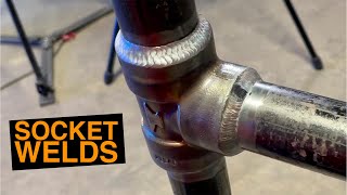 How to Fit and Weld Socket Welds in Various Fixed Positions [upl. by Rosen]