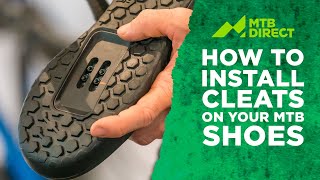 How to install cleats on your MTB shoes [upl. by Aiset]