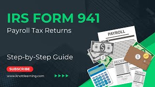 How to Fill Out IRS Form 941  Simple Example for S Corporation [upl. by Auqenahc533]