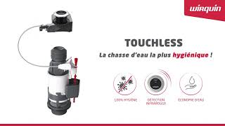 TOUCHLESS  mécanisme de chasse deau infrarouge [upl. by Yenaj]