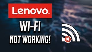 Fix Lenovo WiFi Not Working in Windows 1087 2025 [upl. by Taka]