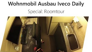 Roomtour WohnmobilSelbstausbau Iveco Daily FulltimeVanlife [upl. by Gibbs827]