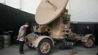 Wehrmacht Radar type quotWurzburgquot restored and in working function exposed in Fidenza Italy [upl. by Elyrehc]