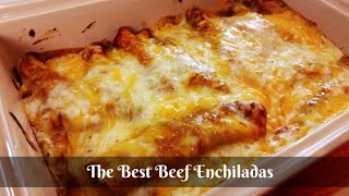 The BEST Beef Enchiladas Recipe  How to Make Enchiladas  Amy Learns to Cook [upl. by Atterol]