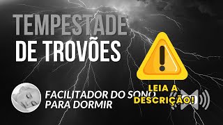 ⚡TEMPESTADE DE RAIOS E TROVÕES  Barulho de Chuva para Dormir [upl. by Ylicec641]