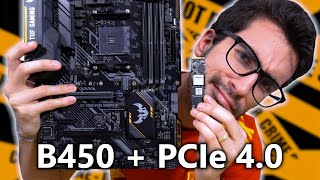 Enabling PCIe 40 on a B450 Motherboard [upl. by Aihsined108]