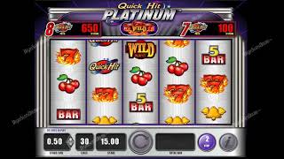 Quick Hit Slot by Bally  Custom Free Spins and a Progressive Jackpot [upl. by Alysia]