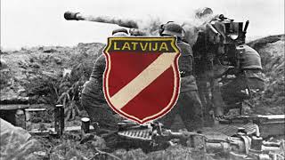 Kurzemes Pēdējie Leģiōnāri quotKourlands Last Legionnairesquot  Latvian Legion song [upl. by Eijneb]