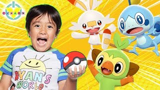 RYAN PLAYS NEW POKEMON SWORD AND SHIELD FOR THE FIRST TIME Lets Play with Ryans Daddy [upl. by Direj25]