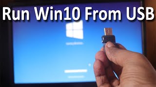 How To Run Windows 10 From USB Pen Drive  Windows To Go [upl. by Machos]