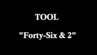 TOOL  Fortysix amp 2 karaoke instrumentallyrics [upl. by Fay]