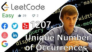 LeetCode 1207 Unique Number of Occurrences Algorithm Explained [upl. by Yggep]