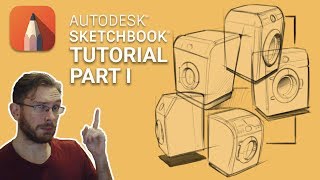 Sketchbook Pro Tutorial Part 1 [upl. by Daas]