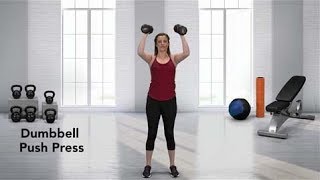 How to do a Dumbbell Push Press [upl. by Ettennan]