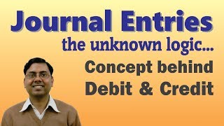 1 Journal Entries Accounting Introduction  Concept Behind Rules of Debit and Credit [upl. by Rao]