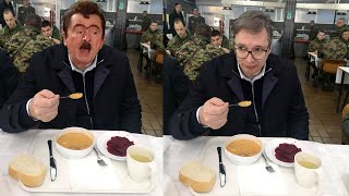 Šojić  Vučić  Kad jedeš ćuti xD [upl. by Bennion]