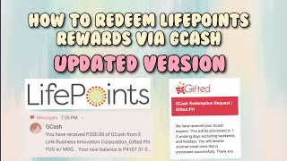 Lifepoints How to redeem points via Gcash  Updated version [upl. by Motch957]