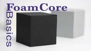 FoamCore Basics Tutorial Guide FoamBoard model making modeling tips and tricks for Designers [upl. by Hawken]