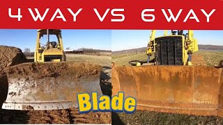 A few tips and tricks on how to operate a dozer and the difference between blades 6 vs 4 way [upl. by Cicero242]