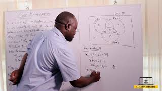 SHS 1 Core Mathematics  Solving Three Set Problem [upl. by Abeh]