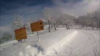 【北海道スキー】ルスツMt Westエリートコース滑走 [upl. by Miculek937]