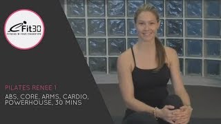 Pilates Renee Abs Core Arms Cardio Powerhouse 30 Mins [upl. by Martita]