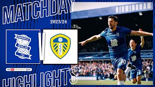 HIGHLIGHTS  Blues 10 Leeds United [upl. by Enilecram]