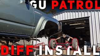 UNBREAKABLE NISSAN GU PATROL Diff Install [upl. by Zachery]