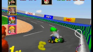 Mario Kart 64  Luigi Raceway N64 [upl. by Joselyn]