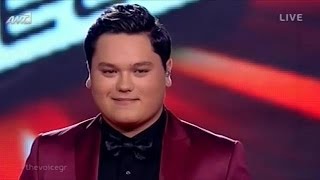 The Voice of Greece  ΓΙΟΥΡΙ ΜΕΛΙΚΩΒ  SHE IS A LADY  TOM JONES  3rd Live Show S01E15 [upl. by Hplar]