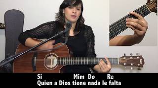 SOLO DIOS BASTA ORACIÓN DE SANTA TERESA DE JESÚS  LETRA Y ACORDES [upl. by Regdor]