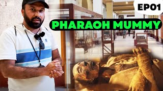 Firaun فرعون Ki Body In Egypt Museum  Firon Pharaoh Mummy  P1 4K ZubairInEgypt [upl. by Yelwah]