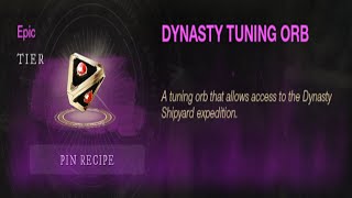 How to craft Dynasty Tuning Orb New World [upl. by Burack]