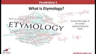 English Usage Vocabulary1 Roots Etymology [upl. by Eerok746]