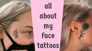 all about my face tattoos [upl. by Carson]