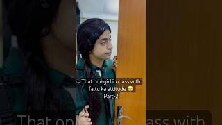 Part2 did you have such a girl with thousands of pin in your class 😂 youtubeshorts school [upl. by Naneek944]