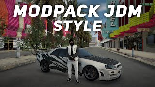 MODPACK GTA SA STYLE JDM EDITION SUPPORT SAMP [upl. by Eaner872]